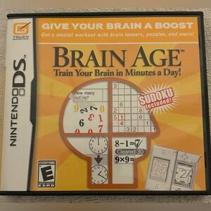 Brain Age: Train Your Brain in Minutes a Day (Nintendo DS, 2006) Complete